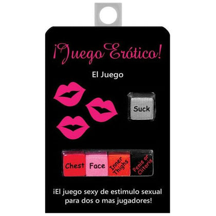 Kheper Games Juego Erotico Dice Game - Model XYZ-123 - Romantic and Kinky Party Game for Couples and Friends - Spanish Version - Pleasure for All Areas - Multi-Colored - Adult Naughty Store