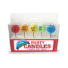 Little Genie X-Rated Party Candles - Set of 5 Colorful Lollipop Shaped Candles with Naughty Messages - Adult Naughty Store