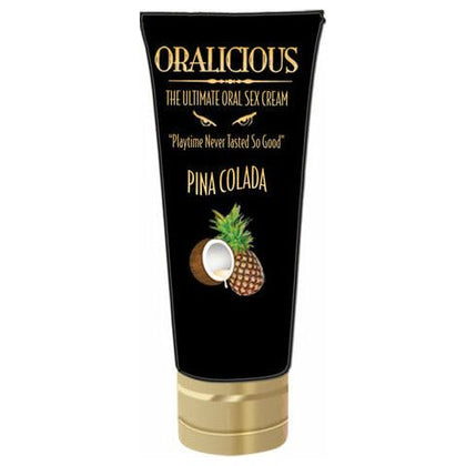 Introducing the Sensualicious Pina Colada Oral Pleasure Cream - The Perfect Delight for Ultimate Oral Satisfaction!
