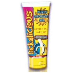 Dickalicious Banana Flavored Penis Arousal Gel - Intensify Pleasure, Excite Your Partner, and Savor the Sweetness - Adult Naughty Store