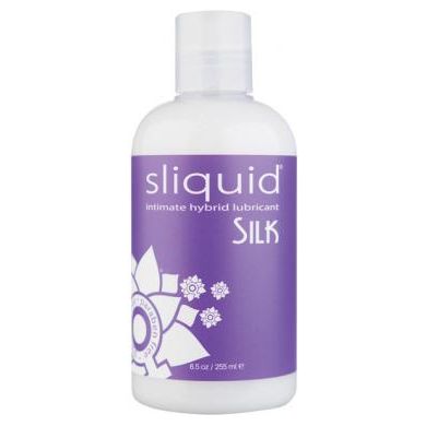 Sliquid Silk Hybrid Lubricant Bottle 8.5oz - Adult Naughty Store