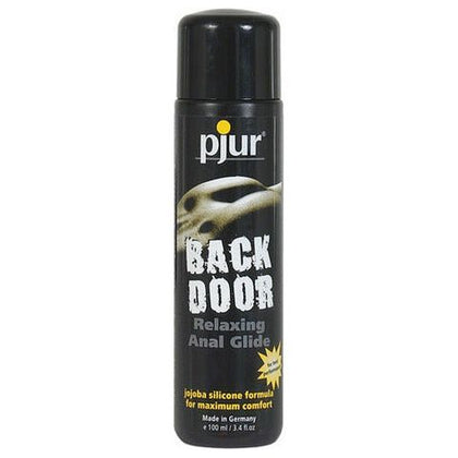 Pjur Backdoor Anal Glide 3.4 oz - Premium Silicone Lubricant for Men - Model BDA-3.4 - Enhances Anal Pleasure - Long-Lasting & Relaxing - CE Certified - Latex Condom Compatible - Skin-Soothing Formula - Made in Germany