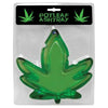 Kheper Games Potleaf Glass Ashtray - Unique Green Potleaf Shaped Smoking Accessory - Adult Naughty Store