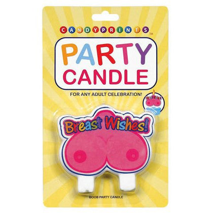 Introducing the Sensual Pleasures Breast Wishes Party Candle - Model BWC-2021, for All Genders, Designed for Intimate Pleasure and available in a range of captivating colors!
