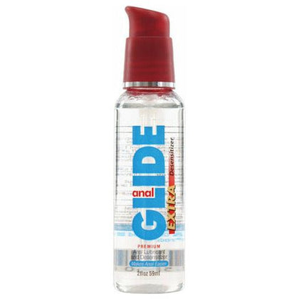 Anal Glide Extra Desensitizer 2 oz Pump Bottle - Silicone Lubricant for Long-Lasting Pleasure and Comfort - Latex Friendly - Moisturizing and Sensational - Ideal for Both Men and Women - Enhance Your Intimate Moments - Model AGX-2 - Clear