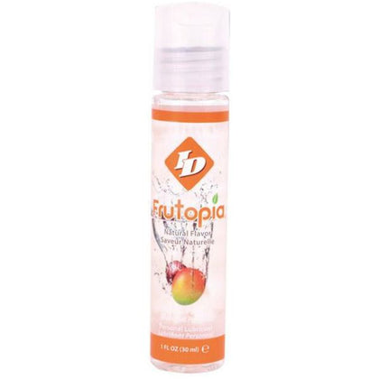 ID Frutopia Natural Lubricant - Mango Passion Flavored Water-Based Vegan Lubricant - 1 oz Bottle - Adult Naughty Store