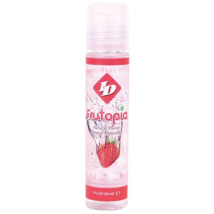 ID Frutopia Natural Lubricant Strawberry 1oz - The Ultimate Sensual Indulgence for All Genders, Intensifying Pleasure in the Most Delightful Way, Vegan-Friendly and Latex-Safe - Adult Naughty Store