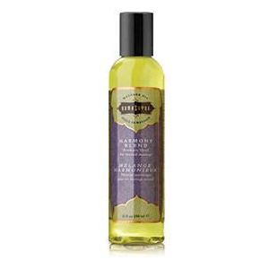 Harmony Blend Aromatic Massage Oil - 8oz Bottle, Skin-Nourishing Vitamin E, Non-Greasy, Made in the USA