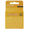 Trojan Ultra Ribbed Lubricated Condoms 3 Pack - Premium Latex Ribbed Condoms for Intense Stimulation - Model TUR-3 - For Men - Enhances Pleasure - Clear