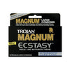 Trojan Magnum Ecstasy Condoms - Ultimate Pleasure for Men - Box of 10
