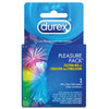 Durex Pleasure Pack 3 Pack Condoms - Ultimate Pleasure Enhancer for Couples - Performax, Intense Sensation, Colors and Scents - Latex Condoms for Maximum Intimacy - Unleash the Adventure in Your Love Life!