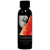 Earthly Body Edible Massage Oil - Watermelon Flavor, 2oz Bottle, Professional Glide, Moisturizing and Conditioning, Made in the USA