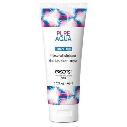 Exsens Pure Aqua Water Based Lubricant - Intimate Pleasure Enhancer for Sensitive Skin - Model: Pure Aqua 2.37fl.oz - Latex Condom Compatible - Gender-neutral - Enhances Pleasure in Intimate  - Adult Naughty Store