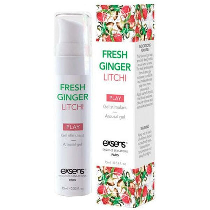 Exsens Of Paris Arousal Gel Fresh Ginger Lychee .53oz - Adult Naughty Store