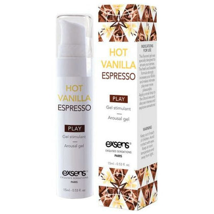 Exsens of Paris Arousal Gel Hot Vanilla Espresso .53oz - Intensify Pleasure with Exsens of Paris Arousal Gel for Enhanced Libido and Sensual Stimulation - Adult Naughty Store