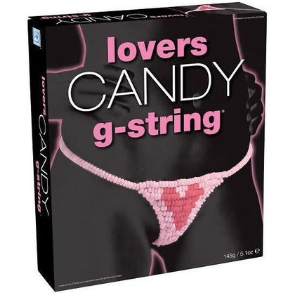 Lovers Candy G-String Heart - Edible Candy G-String for Sweet and Sexy Fun - One Size Fits Most - Fat Free and Delectably Delicious - Perfect for Couples Play - Red