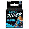 Rough Rider Studded Condom 3 Pack - Enhance Pleasure with Textured Stimulation for Men and Women