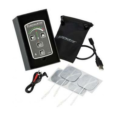 ElectraStim Flick E-Stim Stimulator Pack - Model X1 - Unisex - Intense Pleasure - Midnight Black
