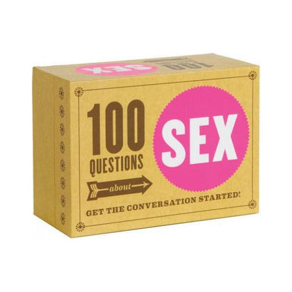 Introducing the Sensual Delights 100 Questions About Sex Game - X, XX, XXX Conversation Starters for Couples