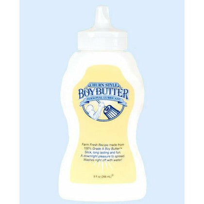 Boy Butter Churn Style Squeeze Bottle - 9 oz: The Ultimate Men's Personal Lubricant for Unforgettable Pleasure
