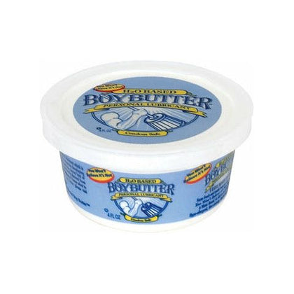 Boy Butter H2O Water Based Lubricant 4oz Tub - The Ultimate Latex Safe, Non-Staining Pleasure Enhancer for All Genders