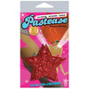 Rockstar Red Glitter Pasties - Pastease Glittering Nipple Covers (Model: O-S) - Unisex, Pleasure-Enhancing Lingerie Accessory - 3
