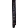 Black Crystal-Studded Bachelorette Sash: Elegant Satin Accessory for Lasting Memories - Adult Naughty Store