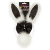 Bachelorette Bunny Lingerie Set - Model B3PB-001: Women's Black and White 3 Piece Bunny Set with Bendy Ears, Tail, and Bow Tie - Perfect for Pleasureful Play - Available in Various Sizes - Adult Naughty Store