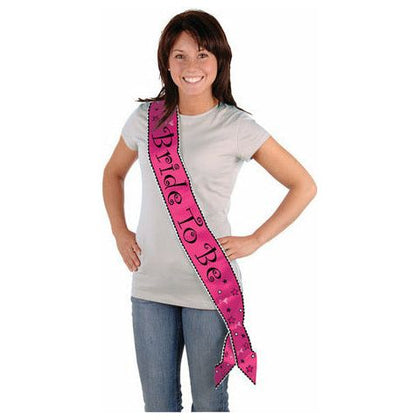 Elegant Satin Bride-to-Be Sash - A Must-Have Accessory for the Perfect Wedding Day