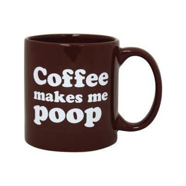 Island Dogs Coffee Makes Me Poop Mug - 22 oz