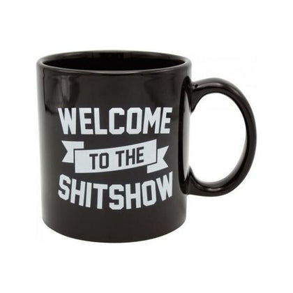 Island Dogs Attitude Mug Welcome to the Chaos - Black Ceramic Cup