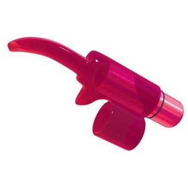 BMS Tingling Tongue Pink - Waterproof Jelly Rubber Finger Vibrator for Intense Pleasure