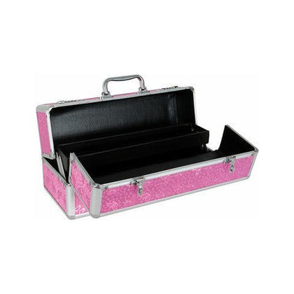 Introducing the SensaLock™ Large Lockable Vibrator Case - Model SLV-2012X | Pink | For All Genders and Pleasure Areas