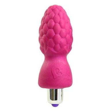 Rocks-Off Ass Berries Raspberry Anal Pleasure Sex Toy - Model RB-80mm - For All Genders - Intense Raspberry Pink Color
