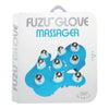 Deeva Fuzu Glove Massager - Neon Blue: The Ultimate Handheld Massager for Full Body Relaxation and Stress Relief