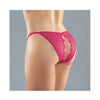 Allure Lingerie Adore Collection: Enchanted Belle Lace Panty - Hot Pink (One Size) - Adult Naughty Store