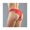 Adore Allure Lingerie Sheer & Lace Desire Panty Red O-s - Seductive Lace Panty for Women - Model DSDP-001 - Vibrant Red Color - Enhance Your Intimate Moments with Style and Comfort