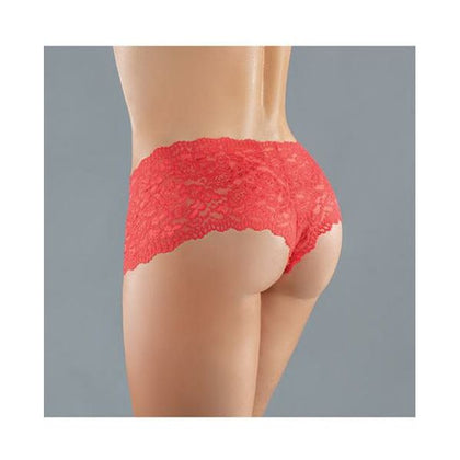 Adore Candy Apple Panty Red O-s: Seductive Women's Lace Thong Lingerie, Model AP-001, for Sensual Pleasure, Size: One Size