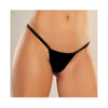 Adore Wetlook Panty Black O-S: Seductive Women's Low Waist Y-Back Lingerie, Perfect for Intimate Moments, Size 26-32.5 inches - Adult Naughty Store