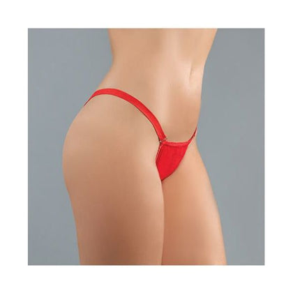 Adore Wetlook Panty Red O-s: Seductive Women's Crotchless Lingerie for Intimate Pleasure, Size: One Size - Adult Naughty Store