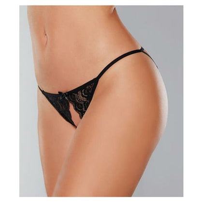 Allure Lingerie Adore Luv Web Strappy Open Front Panty - Model AL-1234 - Women's Pleasure Wear - One Size - Adult Naughty Store