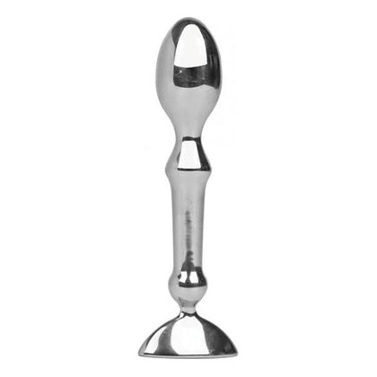 Introducing the Aneros Tempo Stainless Steel Unisex Anal Stimulator - Model T-9000: The Ultimate Pleasure Tool for Sensual Exploration in Silver