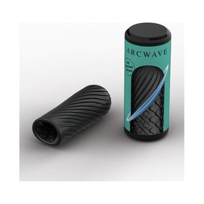 Arcwave Ghost Pocket Stroker - Reversible Textured Male Masturbator, Model G-100, for Intense Orgasms, Designed for Men, Stimulates the Entire Shaft, Black