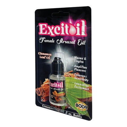 Body Action Excitoil Cinnamon Arousal Oil - .5 Oz Bottle Carded