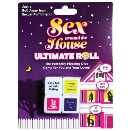 Introducing the Sensation Seekers' Delight: Ball and Chain Sex Around The House Ultimate Roll Dice Game - The Ultimate Pleasure Guide for Couples, Model X1, for All Genders, Exploring Every Area of Pleasure, in Vibrant Colors.