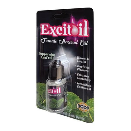 Body Action Excitoil Peppermint Arousal Oil - .5 Oz Bottle Carded