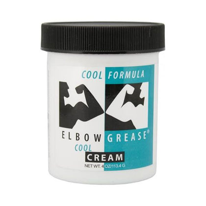 Elbow Grease Cool Cream - 4 Oz Jar
Introducing the Sensational Elbow Grease Cool Cream - The Ultimate Stimulating Experience for All Gender Pleasure Zones!