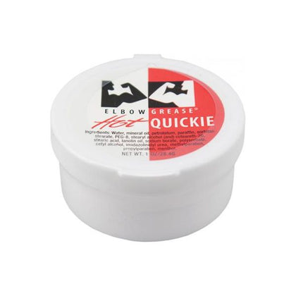 Elbow Grease Hot Cream Quickie - 1 Oz
Introducing Elbow Grease Hot Cream Quickie - The Ultimate Sensation Enhancer for Intimate Moments