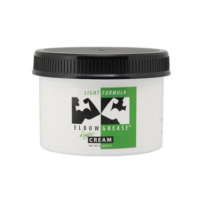 Elbow Grease Light Cream Jar - 9 Oz: The Perfect Glide Unscented Mineral Oil Based Cream for Enhanced Pleasure