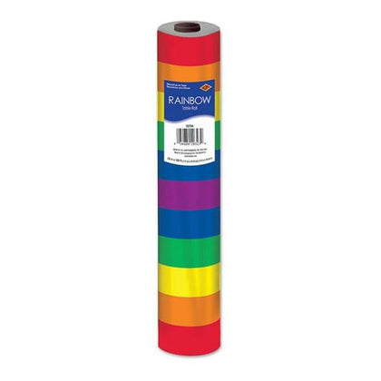 Rainbow Pride Table Roll - Vibrant, Waterproof Silicone Tablecloth for LGBTQ+ Celebrations and Events